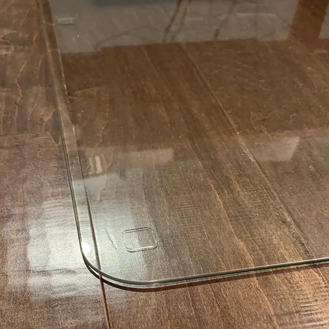 Ultra Soft Glass Table Top Bumpers Set of 20 No Slip Pads for Glass Tables under glass surface on wooden table
