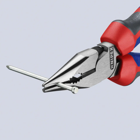 6 Inch Needle Nose Combination Pliers With Comfort Grip Slim Head And Pointed Anti Twist Jaws For Tight Spaces Convex Contour For Gripping