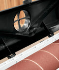 Ready-To-Cut 150 Grit Sandpaper Strips For Drum Sanders, 3 Inch Wide, Aluminum Oxide installed on drum sander