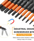 Heavy Duty T10 Torx Screwdriver Bits 4 Inch Long 1/4 Inch Hex Shank 3 Pack Real Deal S2 Steel built tough for car repair and home projects
