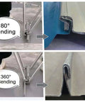 Built Tough 2 In 1 Sheet Metal Hand Seamer demonstrating 180 and 360 degree bending for metalwork