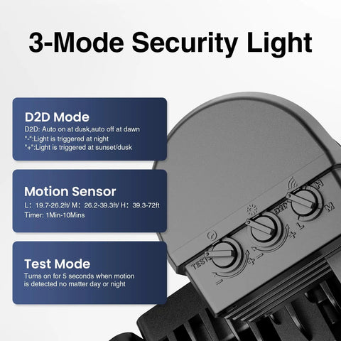 Heavy Duty 75 Watt LED Flood Light With Motion Sensor And Dusk To Dawn Delivering 7000 Lumen Blazing Bright Output Featuring An Adjustable Triple Head Setup That Rocks In Bad Weather And Tops Off Your Outdoor Yard Security