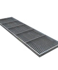 All Weather Trench Drainage System With Hidden Grate Kit For Outdoor Pathways Driveways Patios Courtyards And Lawn Drainage Heavy Duty Stainless Steel Construction