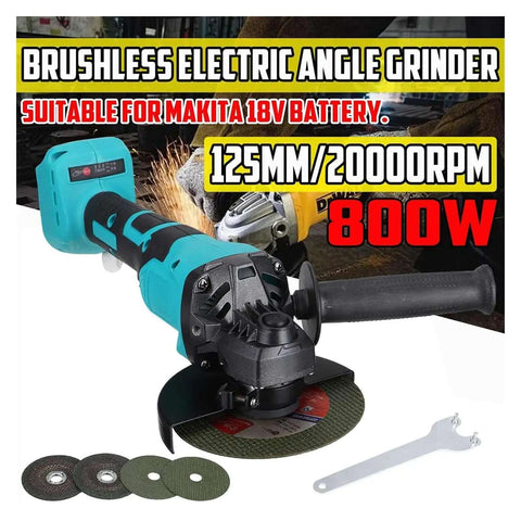 No Fuss Brushless Cordless Angle Grinder Pumped Up For Car Buffing Waxing And Paint Correction With Rugged 18v Lithium Battery And Quick Switch 125 Mm Disc Mount For Top Shelf Auto Finishes Always, featuring 125mm disc and robust build.