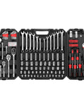 248 Piece Mechanics Tool Set With Sockets And Wrenches, Ultimate Must Have Go To Home And Auto Repair Kit With Durable Storage Case visible