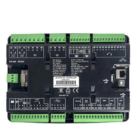 Generator Synchronizing Control Panel With Auto Start And Load Sharing Controller Module MKII Version Pro Grade One Unit Setup For Reliable Standby Power, black front view