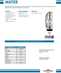 Heavy Duty Stored Pressure Water Fire Extinguisher Two Point Five Gallon For Class A Fires With 55 Second Discharge