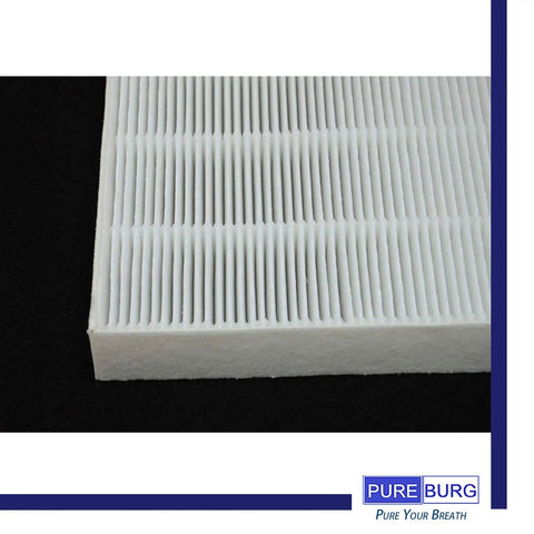 Close-up of the Must-Have Replacement Filter Set For Winix Air Purifiers H13 True HEPA Filter With Activated Carbon Pre-Filters.