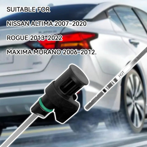 Nissan CVT Transmission Dipstick For Altima Rogue Maxima Murano Oil Level Gauge Dipstick Measuring Rod in front of car