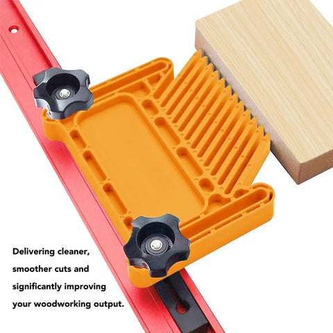 Kickproof Featherboard For Table Saw And Router Table Woodworking Safety Accessory With Killer Grip Angle Mount for precise cuts