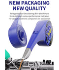 Pro Grade Desoldering Wick Braid For Easy Electronics Cleanup with 2 m length and 2.0mm width shown used on circuit board