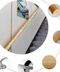 Hardcore Wood Stair Handrail Wall Mounted Banister No Sweat Setup Heavy Duty Safety Railing Featuring Rounded Corners And Top Shelf Braces For Reliable Daily Use on stairs with steel mounts.