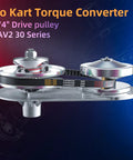Heavy Duty 212cc Torque Converter Go Kart Clutch Kit with Three Quarter Inch Shaft Ten Tooth and Forty One Tooth Sprockets