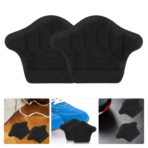 Premium Heel Grips Insert Kit Locks Your Shoes In Place Zero Wiggle Room Foam Heel Pads for Loafers and Sneakers, Black Foam Inserts.