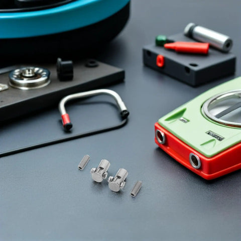 Two Piece Iron Changeover Head Kit For Auto Body Shaping And Dent Repair Durable Deformation Resistant Tool Set With Universal Heads For Quick Pro Level Metal Shaping And Dent Fixes Built For Auto Shop Use, metal heads and screws