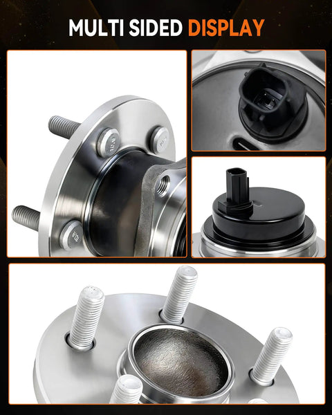 Rear Wheel Hub Bearing Assembly For Toyota Corolla Pontiac Matrix Vibe 2009 To 2019 Direct Fit Unit with ABS sensor