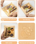 Step-by-step of using 100 Pack Self Sealing Cookie Bags With Seal 5.9x6.5 Inch Paper Bakery Bags With Window Grease Resistant