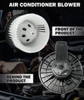Plug and Play Replacement Front AC Heater Blower Motor Fan for Dodge Durango 2011-2019, showing front and back view