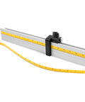 Tough As Nails Aluminum Miter Fence Compatible With Table Saws Featuring Quick Release Flip Stop and Dual Rulers for precise measurements.