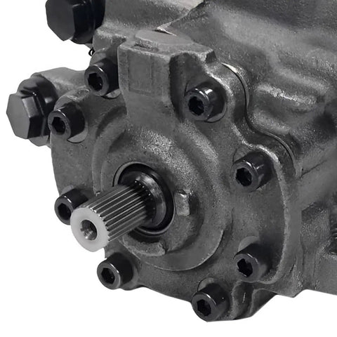 Close-up of Front Power Steering Gearbox Kit For 2003 2006 Jeep Wrangler TJ Replacement Complete Assembly