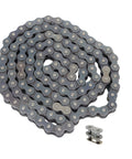 80 Roller Chain Heavy Duty 10 Foot Chain With Connector And Extra Connector Carbon Steel Heat Treated Built Tough For High Power Slow Running Machinery Abrasion Resistant Industrial Grade Chain