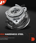 Front Wheel Bearing And Hub Assembly With ABS For 4WD Ford Ranger 2000 2001 2002 And Mazda B3000 2001 2002 B4000 2000 2002 5 Lug Compatible Direct Fit Replacement With High Load Capacity Roller Bearing For Smooth Operation And Long Life, featuring high hardness steel and integrated ABS sensor.