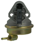 Front view of Mechanical Fuel Pump System Replacement For Classic GM Vehicles Fits Buick Skylark Camaro Blazer C10 C20 C30 Suburban And Other Chevy GMC Oldsmobile Pontiac Models Automotive Fuel Pump Assembly showing metal construction