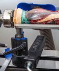 Pro Grade Stainless Steel CNC Machined Woodturning Tool Rest Platform With Solid Post And Collar For Scrapers 1 Inch Post 9 Inch Wide Rest