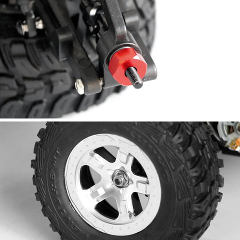 Anodized Aluminum 12mm Hex Wheel Hubs Upgrade Kit With M4 Flanged Lock Nuts And Washers Set For Traxxas Slash 4X4 Stampede Rustler Rally VXL Nitro 4Tec 4WD 1/10 RC Cars Replaceable Parts