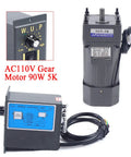 High Power 110V Ac Gear Motor Combo Features Smooth Variable Speed Controller And Adjustable Governor for heavy duty projects.