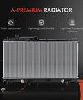 Engine Coolant Radiator Assembly With Transmission Oil Cooler for Subaru Forester, lightweight aluminum design