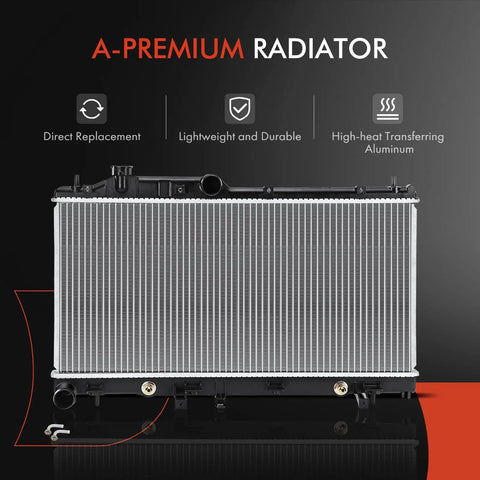 Engine Coolant Radiator Assembly With Transmission Oil Cooler for Subaru Forester, lightweight aluminum design