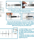 Assembly instructions for UHF Base Station Antenna 400-470MHz Five Element Yagi With 9 Dbi Gain For Ham Radio Repeater Outdoor 32 Ft Coax Cable SL16 SMA Female Vertical Or Horizontal Polarization Long Range 70cm Antenna.