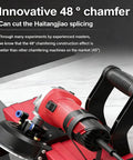 Heavy Duty Electric Tile Chamfering Machine Portable Precision Bevel Cutter With Lockdown Depth Settings And Twin Water Sprayers for 48° bevels.