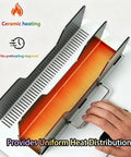 Quick Heat Thermal Binding Machine For Office Docs No Preheat Needed 3 Minute Melt Settings Auto Clamp Fan Cooling Fast Bind For Reports Contracts Proposals And File Binders showing ceramic heating