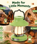 Snail Design Kids LED Lamp With USB Rechargeable Battery Portable Indoor Outdoor Night Light Toddler Friendly Flashlight Camping Lantern