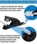 Refrigerator water line installation kit with 1/4-in tubing and quick-connect, front view, Amazon