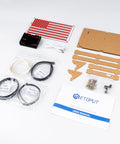 American Flag DIY Soldering Project Kit With Compact Acrylic Shell For Hands On Electronics Learning 0.3 By 0.5 Ft PCB Featuring 1206 SMD Pads
