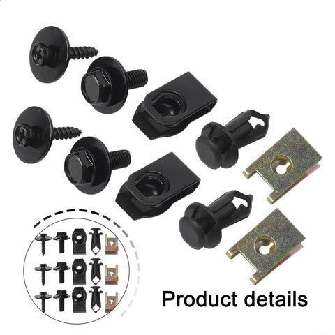 Get That Rusty Bumper Fixed Right With This Awesome 100 Pc Push Pin Rivet Kit For Fender And Door Trim. Includes Heavy Duty Metal Plastic Fasteners Plus A Nifty Storage Box In Sleek Black And Gold To Keep Your Garage Organized Without Breaking The Bank.
