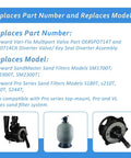 Valve Gasket O Ring Kit SP0714T For Hayward Variflo XL Multiport Pool Valve Replacement Seal Spider Gasket Cover One And One Half Inch Easy Install