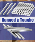 60Piece 3mm By 30mm Stainless Steel Shelf Dowels For Cabinets And Furniture Heavy Duty 304 Pegs To Support Shelves Built Tough