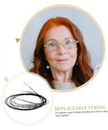 Eyeglasses Repair String For Half Frame Glasses Easy Quick Fix Tool Scratch Resistant Eyewear Cord for quick maintenance