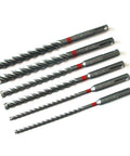 TE CX Set M6 Universal Pro Grade Workhorse Drill And Anchor Kit includes various size heavy duty drill bits for concrete.