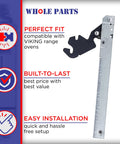 Oven Door Hinge 023799-000 Mansfield Red For Viking Ovens And Ranges Replacement Part Left Or Right Fit Non OEM