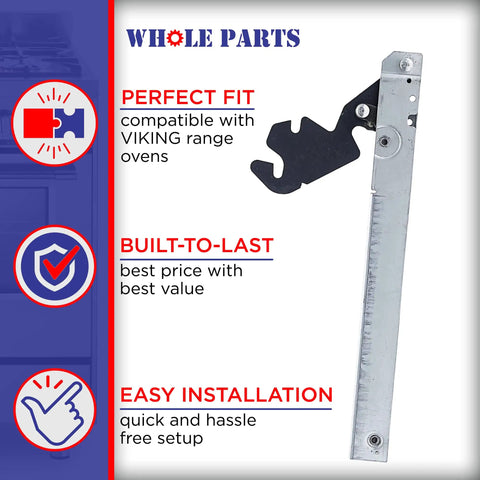 Oven Door Hinge 023799-000 Mansfield Red For Viking Ovens And Ranges Replacement Part Left Or Right Fit Non OEM