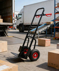 Stair Climbing Hand Truck Dolly 330 lb Steel Trolley With 10 Inch Rubber Wheels Heavy Duty Platform Cart For Warehouse Garage Workhorse For Moving Appliances Boxes And Heavy Loads Foldable And Compact in warehouse