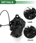 Rear Left Driver Side Power Door Lock Actuator Motor Door Latch Assembly For Chevrolet HHR 2008 2011 With Cable 20791794