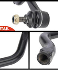 2 Pack Outer Tie Rod Ends for Acura RL 2005 2012 Keep Your Steering Tight and Smooth Ditch the Wobble Left and Right Sides Driver and Passenger Essential Replacement to Improve Feel Stability and Handling, black steel detail