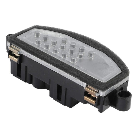 Front Hvac Blower Motor Resistor Fits Chevrolet Traverse Gmc Acadia Buick Enclave 2013 Through 2017 with foam padding and terminals.