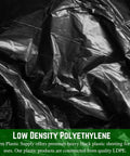 4 Mil Black Plastic Sheeting Roll 4 Ft By 100 Ft Heavy Duty Polyethylene Tarp For Painters And Construction Vapor Barrier
